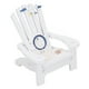 thumbnail image 2 of Mini Silla De Playa Adirondack, Adorno De Madera De Pino Natural, Fuerte, Estilo Náutico Adirondak, Mini Silla De Madera De Playa Para El Hogar, Oficina, Hotel, 2 of 7