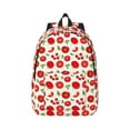 thumbnail image 2 of Rocae Fresh Red Tomato for Durable Canvas Backpack Leisure Large Bag Travel Rucksack Multi-function Backpack Small, 2 of 8