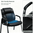 thumbnail image 5 of Nextay Reception Chairs,Waiting Room Chair with Large Backrest and Seat Cushion for Meeting Room and Office Home,Black, 5 of 6