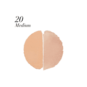 Max Factor Miracle Glow Duo Highlighter Medium 20 - Highlighter Powder with Gold Shimmer - للحصول على البشرة المثالية - لون الورد والمشمش - 1 × 8 جم