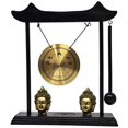 thumbnail image 2 of Mudra Crafts Miniature Zen Art Oriental Asian Office Home Desktop Mini Decor Gong Chime (Buddha), 2 of 7