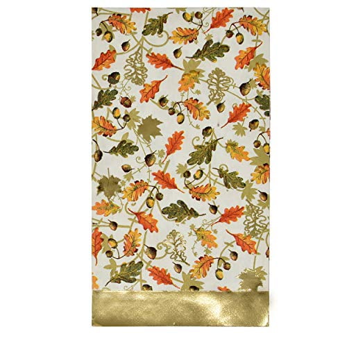 Gift Boutique 100 Thanksgiving Fall Harvest Leaves Disposable Paper Napkins