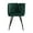 green, variant on Clipop Living Room Barrel Accent Chair, Modern Velvet Scalloped Silhouette Chair, for Kitchen,Black