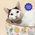 thumbnail image 5 of Oodles Multicolored Oval Doodle Durable Corrugated Cardboard Cat Scratching Pad, One Size, 5 of 10