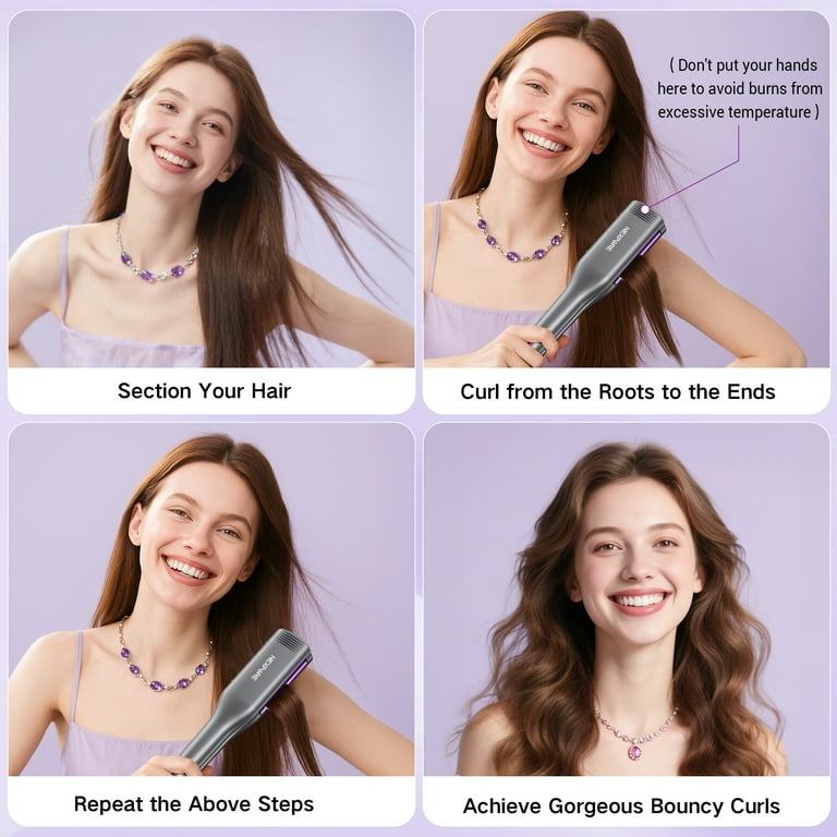 Curling Iron Hair Curler Waver, NEXPURE Crimper Hair Tool, Ionic