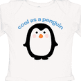thumbnail image 4 of Inktastic Cool As A Penguin Boys or Girls Long Sleeve Baby Bodysuit, 4 of 5