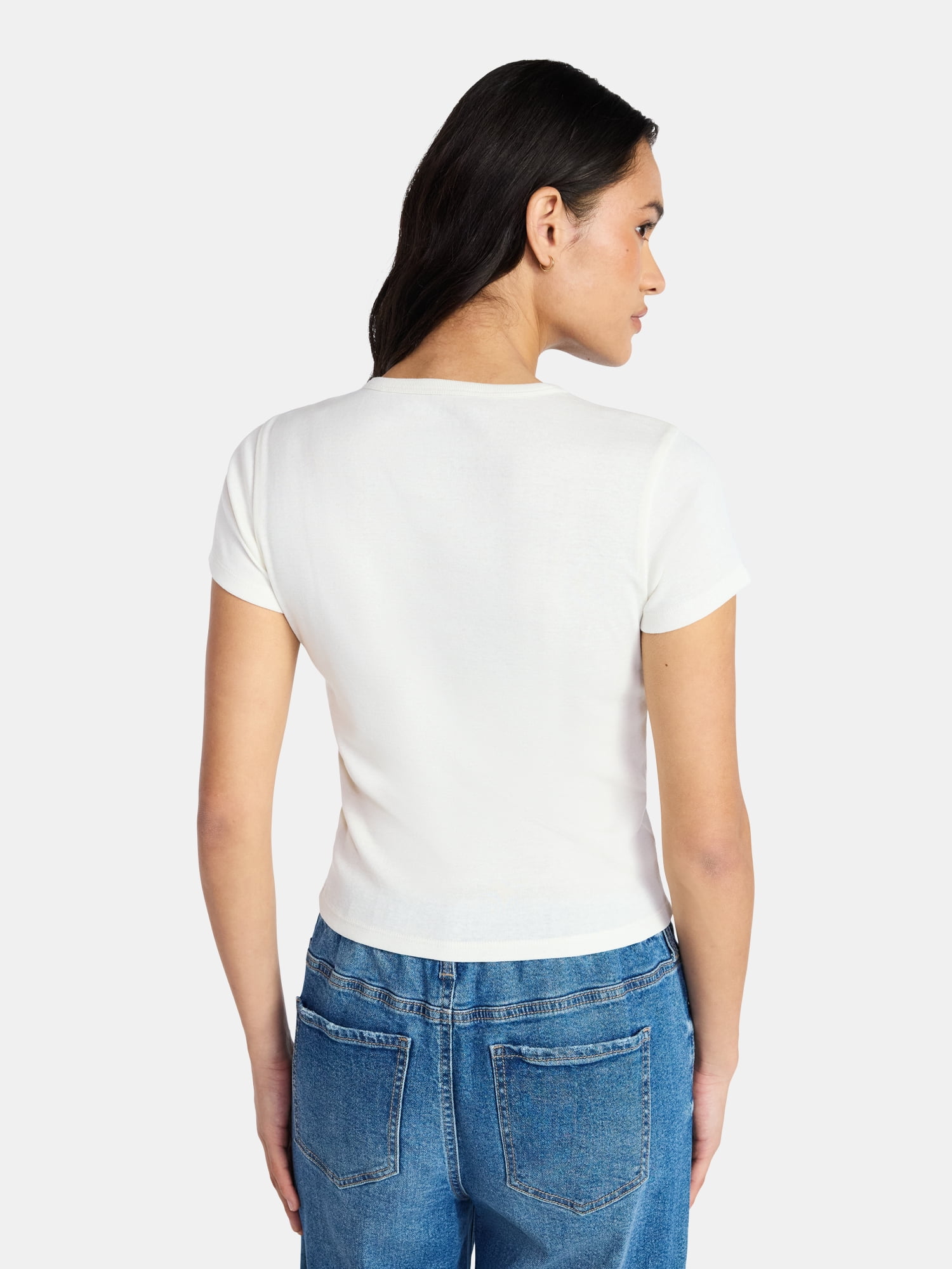 Americana Symbols Women's Graphic Tee with Short Sleeves, Sizes XXS-XXL