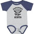 thumbnail image 3 of Inktastic Handpicked for Earth by My Yaya in Heaven with Angel Wings Boys or Girls Baby Bodysuit, 3 of 5