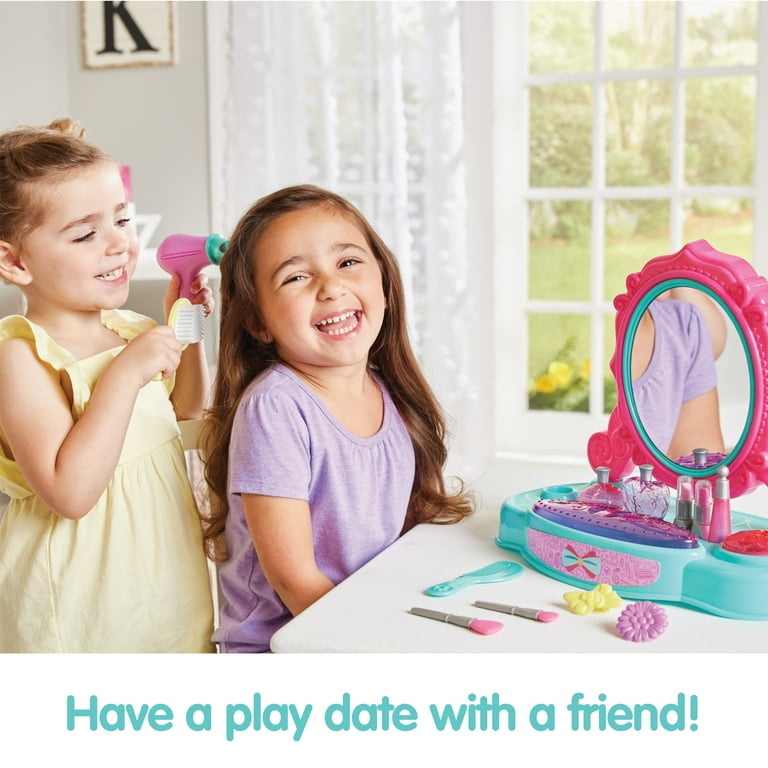 Kidoozie Glamour Girls Styling Center, Pretend Play Cosmetics and