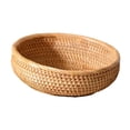 thumbnail image 1 of jifeng Rattan Basket Food Storage Organizer Woven Basket for Snacks Bread Breakfast Small, 1 of 9