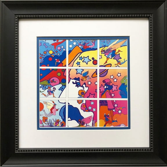 Peter Max "Artist's Galleries Cedarbrook" New CUSTOM FRAMED Generic
