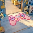 thumbnail image 6 of Cute Gaming Rug Cartoon Game Console Game Controller Floor Mats Non Extra Soft Absorbent Rugs Machine Washable Mat Game Room Carpet Shower Mat Indoor Door Mat, 6 of 6