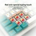 thumbnail image 2 of K3 Mechanical Keyboard Russian Mechanical Keyboard 100 Keys Gaming Office Gaming Computer Keyboard Full Keys, 2 of 8