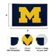 thumbnail image 2 of Bandera de la Universidad de Michigan de Desert Cactus Wolverines UM U of M Banderas 100% poliéster para interiores y exteriores, banderas de 3 x 5 pies (diseño 1), 2 of 5