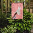 thumbnail image 2 of Carolines Treasures BB7944GF German Helmet Pigeon Drapeau de Jardin à Carreaux Roses, 2 of 3