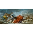 thumbnail image 2 of Jean-Honoré Fragonard 24x13 Gold Ornate Framed and Double Matted Museum Art Print Titled - Winter (circa 1755), 2 of 4