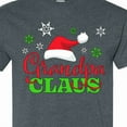 thumbnail image 4 of Inktastic Grandpa Claus with Christmas Santa Hat and Snowflakes T-Shirt, 4 of 5