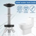 thumbnail image 5 of 4Pcs Toilet Tank Bolts 304 Stainless Steel Toilet Seat Screw Bolt Kit 315inch Universal Toilet Tank to Bowl Bolts Repair Kit, 5 of 5