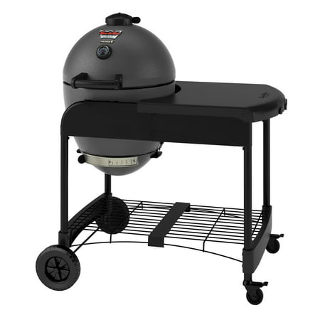 Char-Griller Akorn Kamado Grill with Cart, Grey