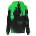 thumbnail image 6 of Women Plus Size Hoodies Loose Tie-Dye Printing Hooded V-neck Pocket Long Sleeve Sweatshir, 6 of 7