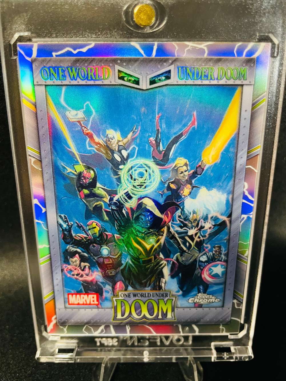 2026 Topps Chrome Marvel One World Under Doom Insert Refractor OW-17 ...