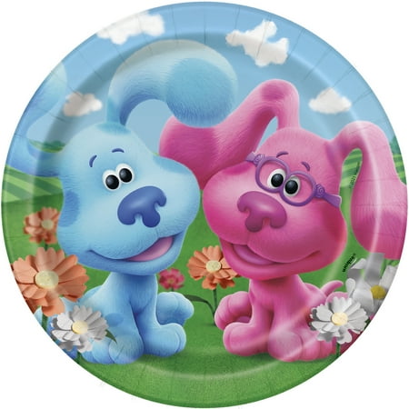 Blue's Clues Birthday Paper Dessert Plates, 7in, 8ct