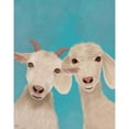 thumbnail image 3 of Fab Funky 15x18 Black Modern Framed Museum Art Print Titled - Goat Duo, Looking at You, 3 of 5