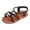 Black, variant on newwalpole Girls' Toddler Butterfly Sandals Comfy Hook-and-Loop Summer Shoes for Kids Gray for Size 8.5