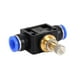 thumbnail image 3 of Pneumatic Push In Fittings Air Valve Water Hose Tube Pipe Connector Speed Joiner, 3 of 3
