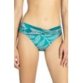 thumbnail image 3 of Robin Piccone Romy Twist Bikini Bottom Women's M Ocean Tropical Swimwear ERK1846, 3 of 3