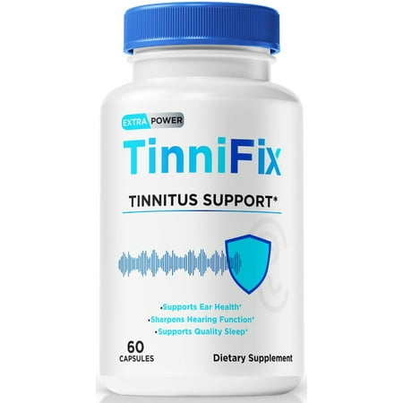 Tinnifix Capsules - Advanced Ear Support, Natural Formula to Promote Inner Ear Health, Tinnitus Supplement for Ringing, Official Auditory Pills, Tinni Fix Reviews (60 Capsules)