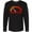 AB-Black, variant on Inktastic Christmas Jolly Meter Bah Humbug Long Sleeve T-Shirt