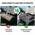 thumbnail image 4 of Golf Cart Seat Covers for 2 Seater,Gray Hockey Microfiber Cart Seat Towel Blanket,Modern Art Vintage Hockey Ball Sports Absorbent Breathable Non Slip Bench Seats Protector for Golf Course 51"x31", 4 of 9