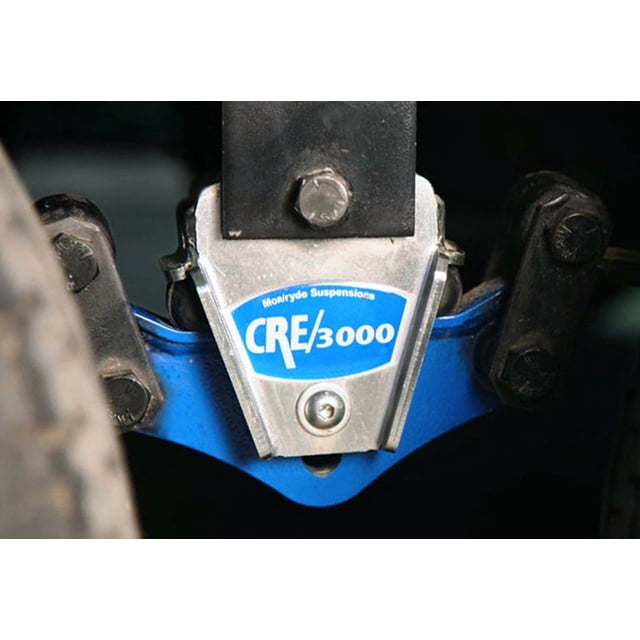 MOR ryde Leaf Spring Equalizer CRE3-35 CRE3000; Replaces Steel Leaf Equalizer; Rubber Compressed Spring Type Arm; Up To 3 Inch Suspension Travel; Triple Axle