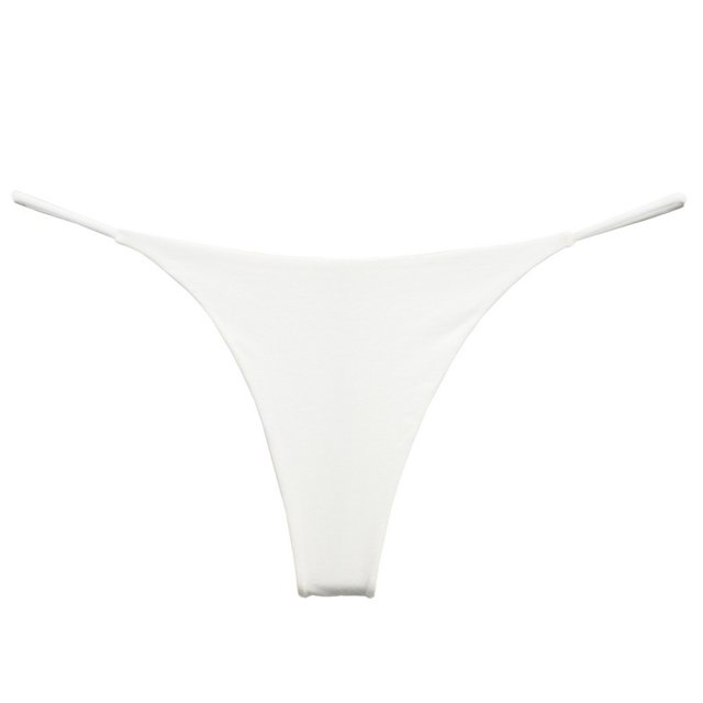 Tanga sexy de cintura baja con cinturón fino de doble capa, bikini de algodón de doble capa, pantalones de mujer, ropa interior deportiva y fitness