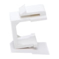 thumbnail image 2 of 10pcs Snap-in Keystone Blank Insert for Wall Plate White, 2 of 3