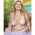 thumbnail image 4 of Fruit of the Loom A Fresh Collection Game Changer 2-Pack Front & Back Closure Racerback Bras and Comfort for Women, 4 of 5