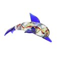thumbnail image 1 of Estatua de delfines Mini Estatua de Navidad Regalo lindo Diseño especial para la oficina de la sala de estar Opción 3 BLESIY Decoraciones de delfines, 1 of 8