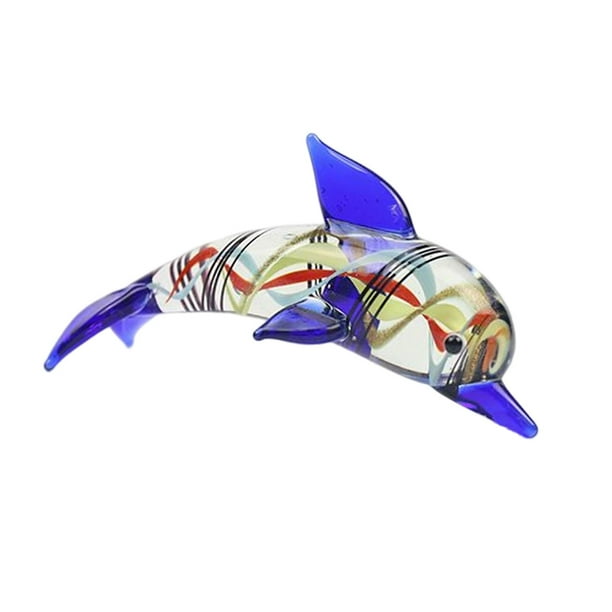 Decoración de delfines Mini escultura presente estatuilla de Navidad lindo coleccionable diseño especial para sala de estar hogar Opción 3 Baoblaze Decoraciones de delfines