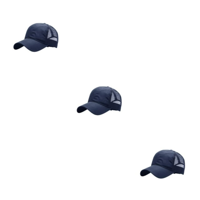 Youkk Breathable Cap For Men Sun Protection And Adjustable Strap Sporty Style Dark blue L 54-59cm 3Set