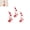 Big Red (Brown Branch), variant on Cherry Blossom Patches, Embroidered Floral Applique, Iron-on Flower Branch Patches for DIY Clothing Repair and Craft Decoration,3pcs