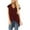 Red 2, variant on Yubnlvae 2025 European & American Women's Short-Sleeved V-Neck T-Shirt Trendy Solid Color Twist Front T-Shirt for Women (Blue | S)