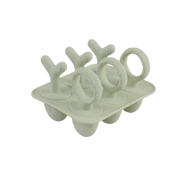 Molde de silicona for helado, máquina for hacer paletas de 6 cavidades for delicias de helado caseras