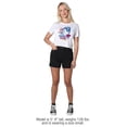 thumbnail image 3 of Superman Cannot Hide Women's Crop Top T-Shirt, White, X-Large, 3 of 4