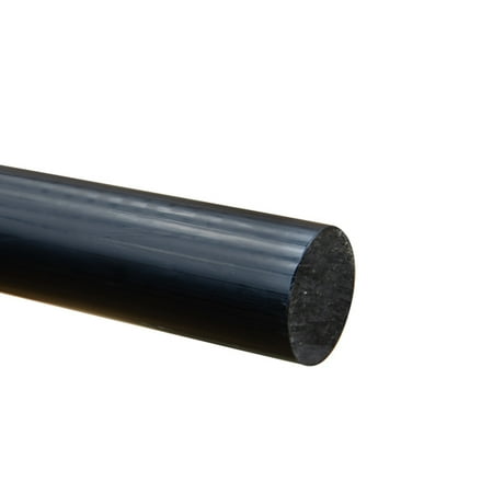 

Gordon Glass Black Silicone Rubber Rod for Intense Heat Applications - Diameter 1/2 - 10 ft Long