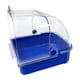 thumbnail image 3 of Caja de Baño para pájaros para mascotas, bañera colgante para loros enjaulados, para s y pájaros pequeños Azul, 3 of 8