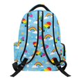 thumbnail image 2 of HUIACONG Gradient Purple Axolotl School Backpack for Kids Teens Age 6-18 Multi Pocket Water Resistant Bookbag with Adjustable Padded Straps Lightweight Sturdy Student School Bag, 2 of 7