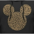 thumbnail image 2 of Men's Mickey & Friends Cheetah Silhouette Pull Over Hoodie Black Large, 2 of 4
