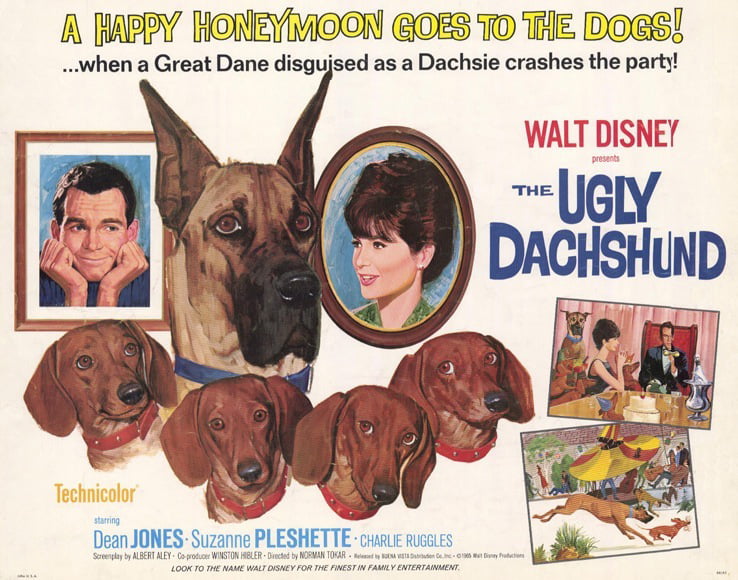 The Ugly Dachshund POSTER (22x28) (1966) (Half Sheet Style