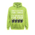 thumbnail image 3 of Ella está comiendo por tres, yo estoy bebiendo por cuatro Sudaderas con capucha de otoño acogedoras con estampado 3D para hombre, ropa deportiva divertida, sudaderas para mujer, 3 of 5